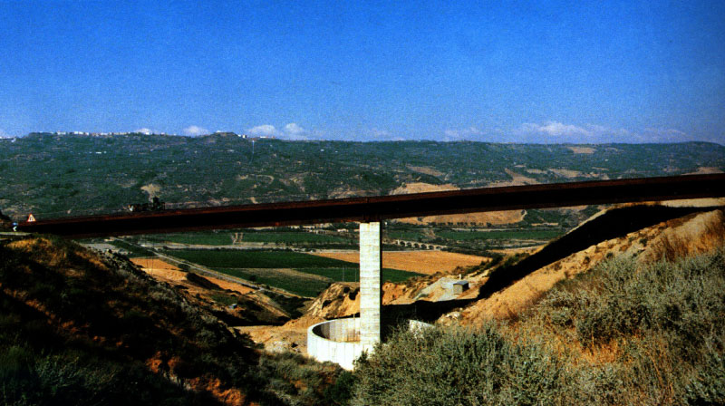 Viadotti Calanco 6, Calanco 10 - S.S. n. 7 (MT) - Impalcato in piastra ortotropa con luce tipica di 60 m - opera realizzata