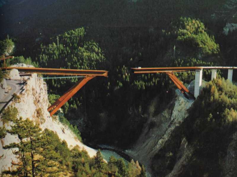 Il ponte sul Piave a Tai di Cadore - Ponte Cadore - sulla S.S. n.51 di Alemagna