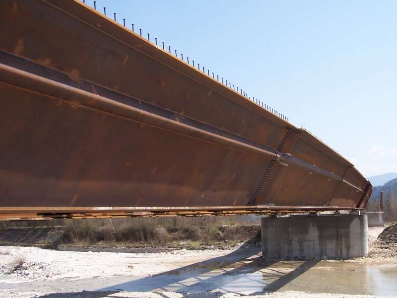 Viadotto Stizzon a Feltre sulla S.S. n. 50 - opera in costruzione